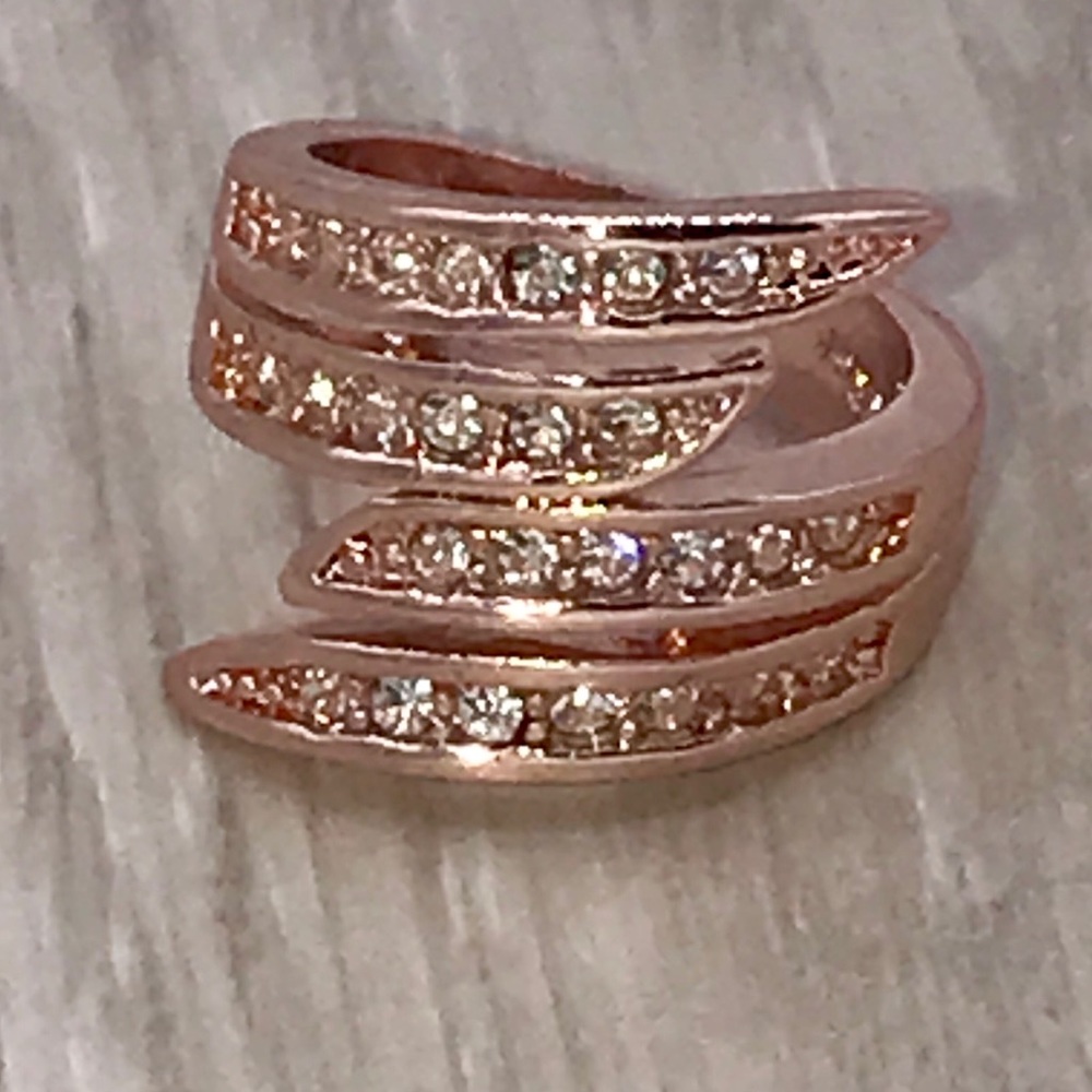 18K Rose Gold Filled Size 5